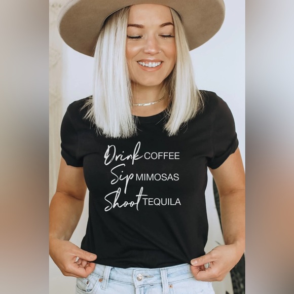 Plus size Drinking T